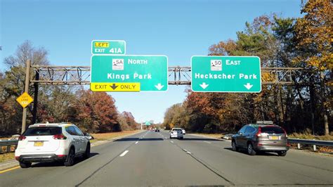 4k Highway Southern State Pkwy Eastbound Full Length Long Island