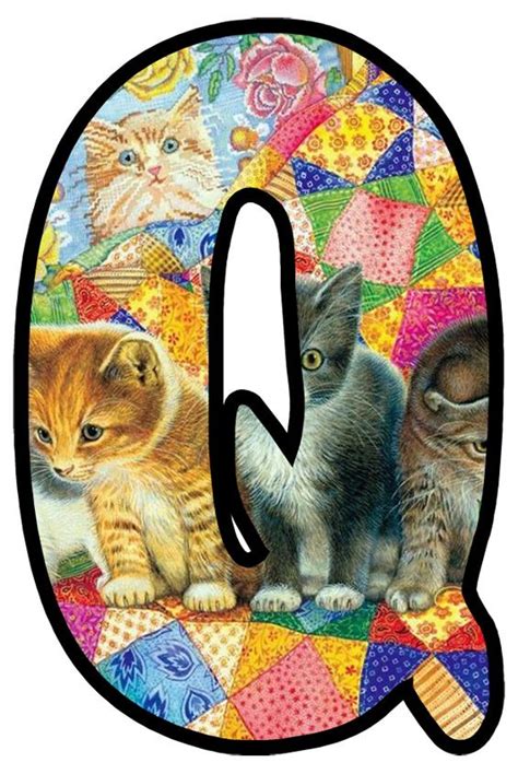If you're sitting at your desk, working very hard for your boss, you. Buchstabe - Letter Q | Alphabet, Alphabet and numbers, Cats