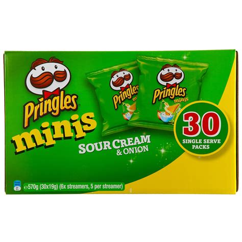 Pringles Minis Sour Cream And Onion 2 X 30 X 19g Costco A