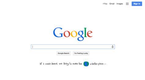 The History Of The Google Home Page What It Means For Your Business
