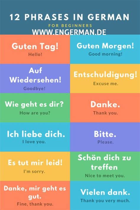 Deutsch Lernen Learn German German Phrases German Phrases Learning Learn German
