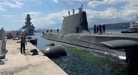 Royal Navys Newest Submarine Hms Audacious Hits The Med On Its First