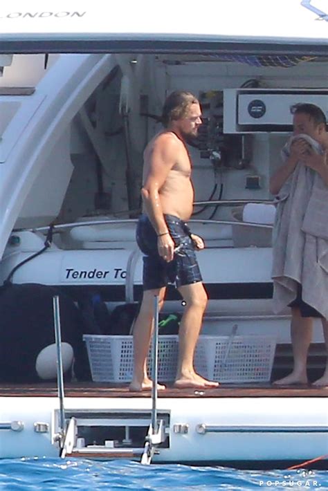 Leonardo Dicaprio Shirtless With Toni Garrn Popsugar Celebrity
