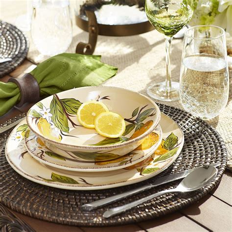 Check spelling or type a new query. Dark Brown Round Rattan Placemat | Lemon decor, Dinner ...