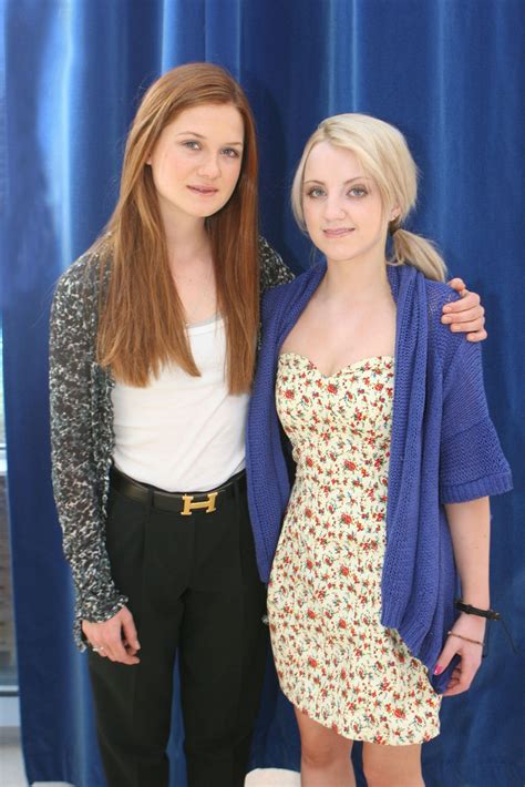 Bonnie And Evanna Harry Potter Photo Fanpop