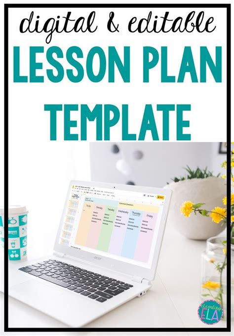 Lesson Plan Template Editable 2019 2020 Full Year Digital Lesson