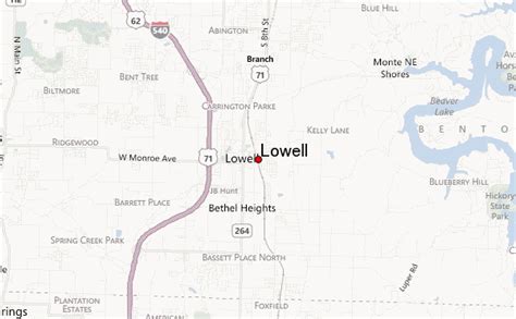 Lowell Arkansas Location Guide