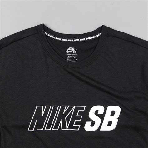 Nike Sb Skyline Dri Fit Cool T Shirt Black Black White Flatspot