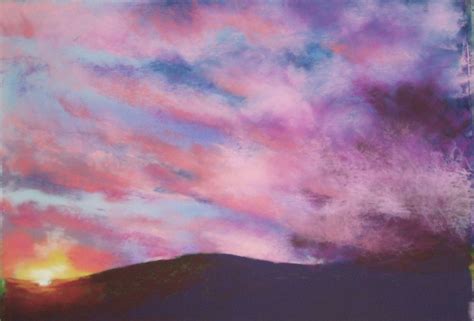 Pastel Workshops How To Paint A Sunset Oil Pastel Paintings
