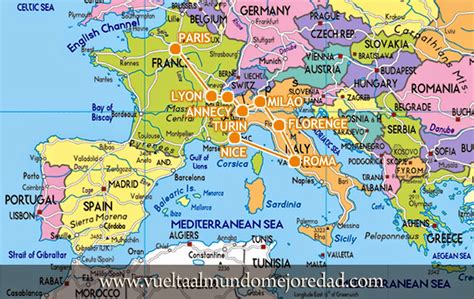 Mapa de francia con las ciudades. Volta ao Mundo Melhor Idade • 2014: De Roma | Itália ... a ...
