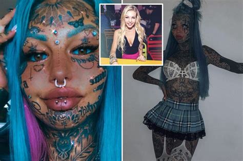 Britains Most Tattooed Woman Shows What She Looks Like With Ink