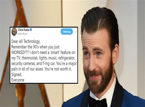 Chris Evans Wrote An Open Letter To Technology Reminiscing About The
