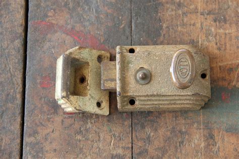 Vintage Deadbolt Lock Ilco Door Lock Etsy