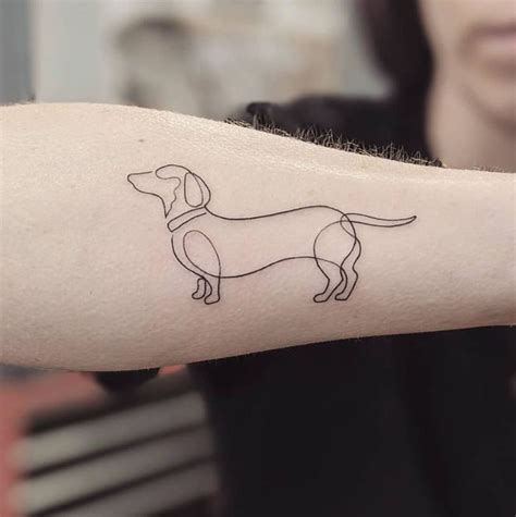 Share 78 Minimalist Dog Outline Tattoo Latest Ineteachers