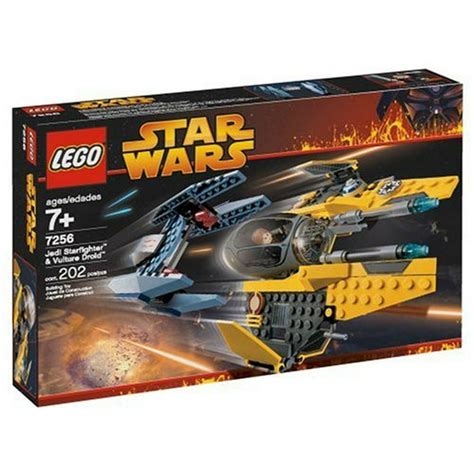 Star Wars Revenge Of The Sith Jedi Starfighter And Vulture Droid Set Lego
