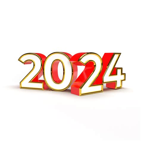 Happy New Year 2024 Golden 3d Numbers With Luxury Text Happy New Year