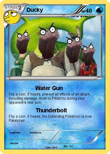 Pokémon Ducky 205 205 Water Gun My Pokemon Card