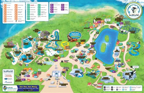 Seaworld Orlando Map 2018 Printable Printable Maps