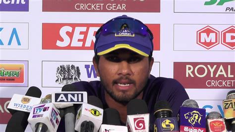 Pre Match Press Conference 3rd Test India Tour Of Sl Youtube