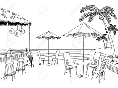 Beach Landscape Drawing at GetDrawings | Free download