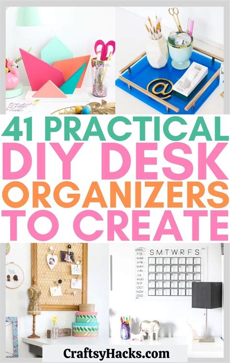 41 Brilliant Diy Desk Organizer Ideas Craftsy Hacks