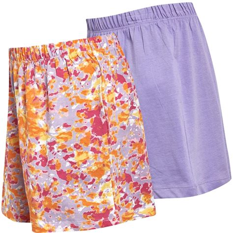 Buy Board Angels Girls Two Pack Jersey Shorts Colour Pack