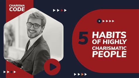5 Habits Of Highly Charismatic People Youtube