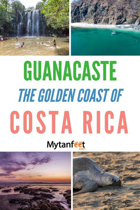 The Costa Coast With Text Overlay That Reads Guanacaste The Golden