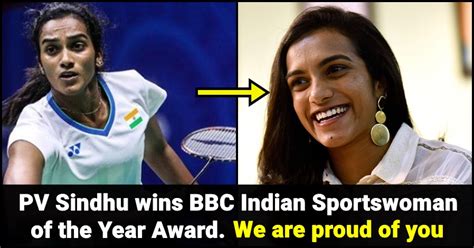 Pv Sindhu Wins Bbc Indian Sportswoman Of The Year Award Lets Praise Her The Youth