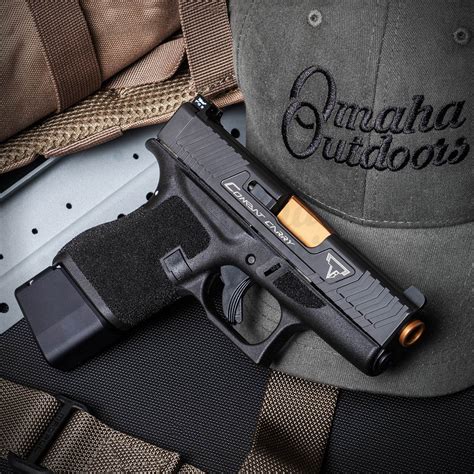 gl43cm taran tactical modified glock 43 combat carry 9 rd 9mm pistol omaha outdoors