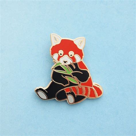 Red Panda Charity Enamel Pin Red Panda Pin And Patches Enamel Pins