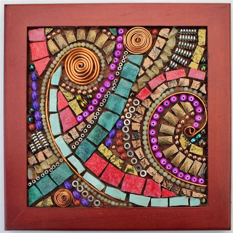 Learn This Fun And Creative Approach To Organic Abstract Mosaics Stone
