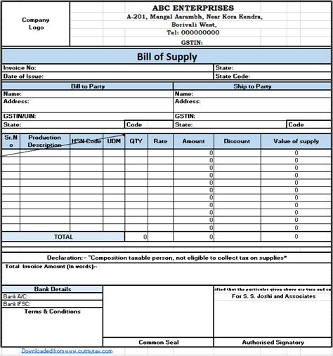I want to keep record of flat owners and their monthly maintenance bill. Pin by PRAMUKH LIFT PVT LTD. on My Saves | Invoice format, Invoice format in excel, Printable ...