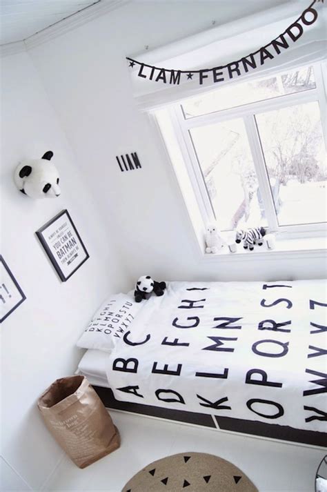 8 Monochrome Kids Rooms