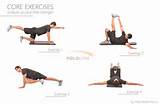 Pictures of Exercises Core