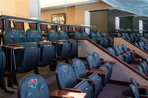 Xcel Energy Center with 91.12.66.4 Millennium suite chairs and 90.12.20