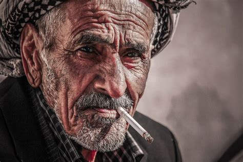 kurdish old man old man face old men male face