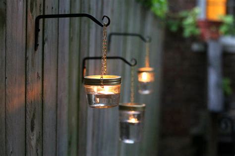 Diy Outdoor Hanging Mason Jar Lights Pictures Photos And