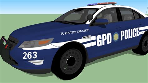 Gotham Police Dept Ford Taurus Sho 3d Warehouse