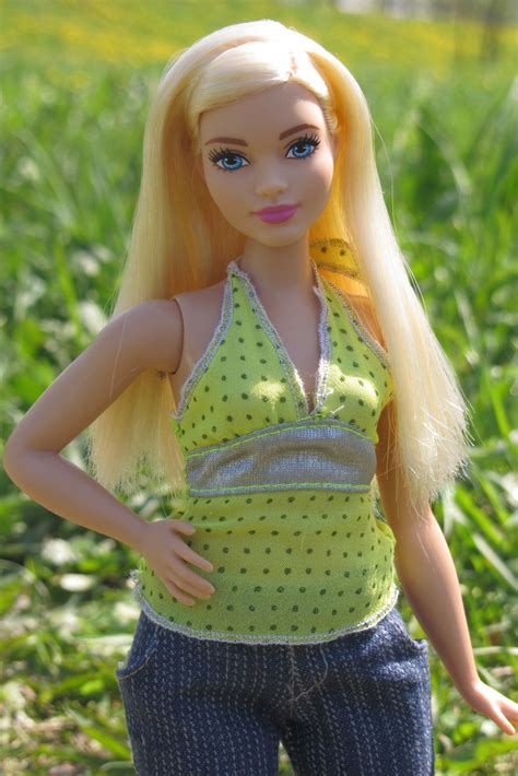 Barbie Fashionistas Doll 22 Chambray Chic Curvy 2015 Mattel Doll Clothes Barbie Barbie