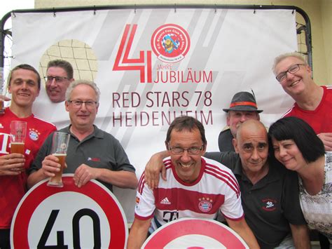 40 Jahre Red Stars 78 Heidenheim Unser Jubiläumsfest In Hausen