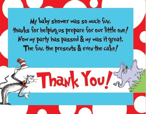 Items Similar To 25 100 Dr Seuss Thank You Cards Printed On Etsy