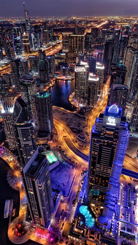 Dubai Wallpaper 4k Cityscape Skyline Aerial View