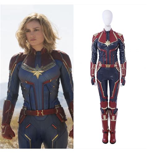 2019 captain marvel cosplay costume carol danvers costume