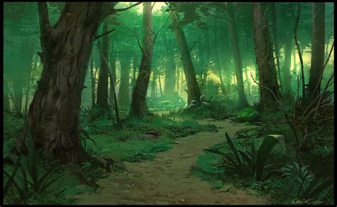 Green Forest By Unidcolor On Deviantart