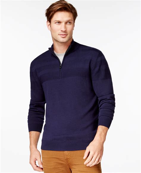 Lyst Cutter And Buck Mens Big And Tall Douglas Quarter Zip Pullover
