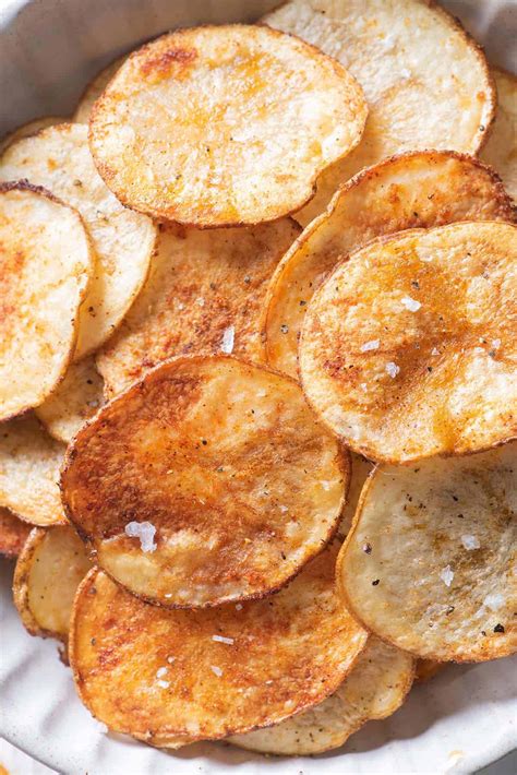 Oven Baked Potato Chips Easy Recipe Feelgoodfoodie