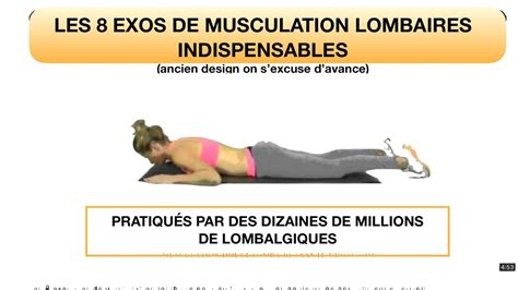 Exercices Pour Muscler Ses Lombaires Et Ne Plus Avoir Mal Au Dos Hot Sex Picture