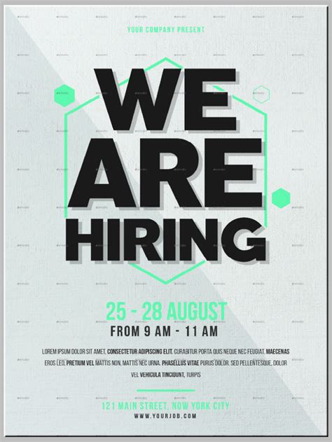 26 Job Flyer Designs And Templates