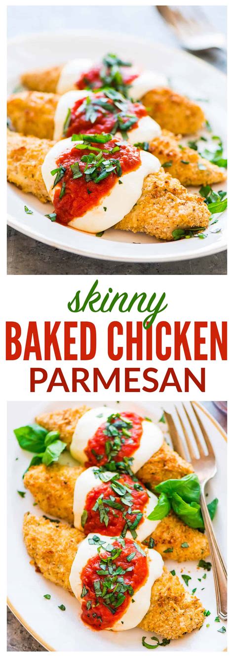 Preheat oven to 350 degrees f (175 degrees c). Baked Chicken Parmesan